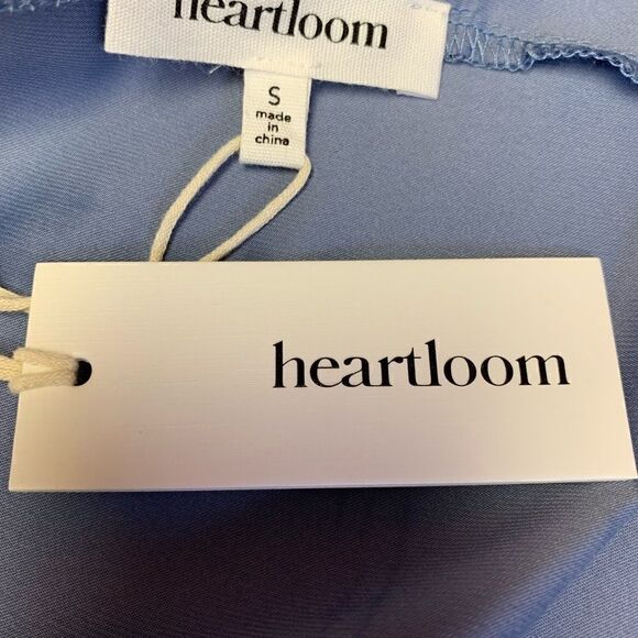 Heartloom NWT Blue Devin Set Blouse Short S - Picture 10 of 11